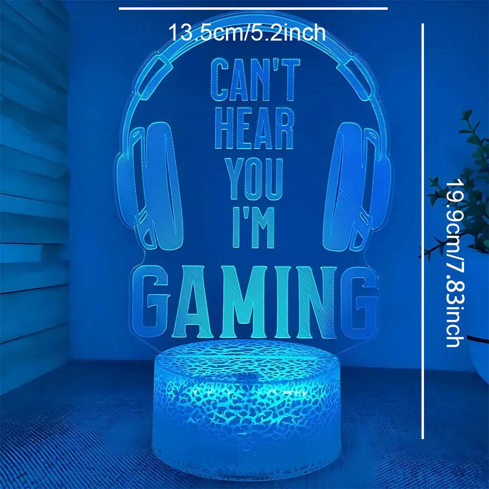3D Earpods Design LED Desk Lamp, USB Powered Decorative Night Light for Home, Bedroom, and Living Room - Ideal Atmosphere Light and Gift for Men and Boyfriends