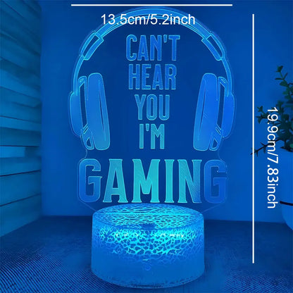 3D Earpods Design LED Desk Lamp, USB Powered Decorative Night Light for Home, Bedroom, and Living Room - Ideal Atmosphere Light and Gift for Men and Boyfriends