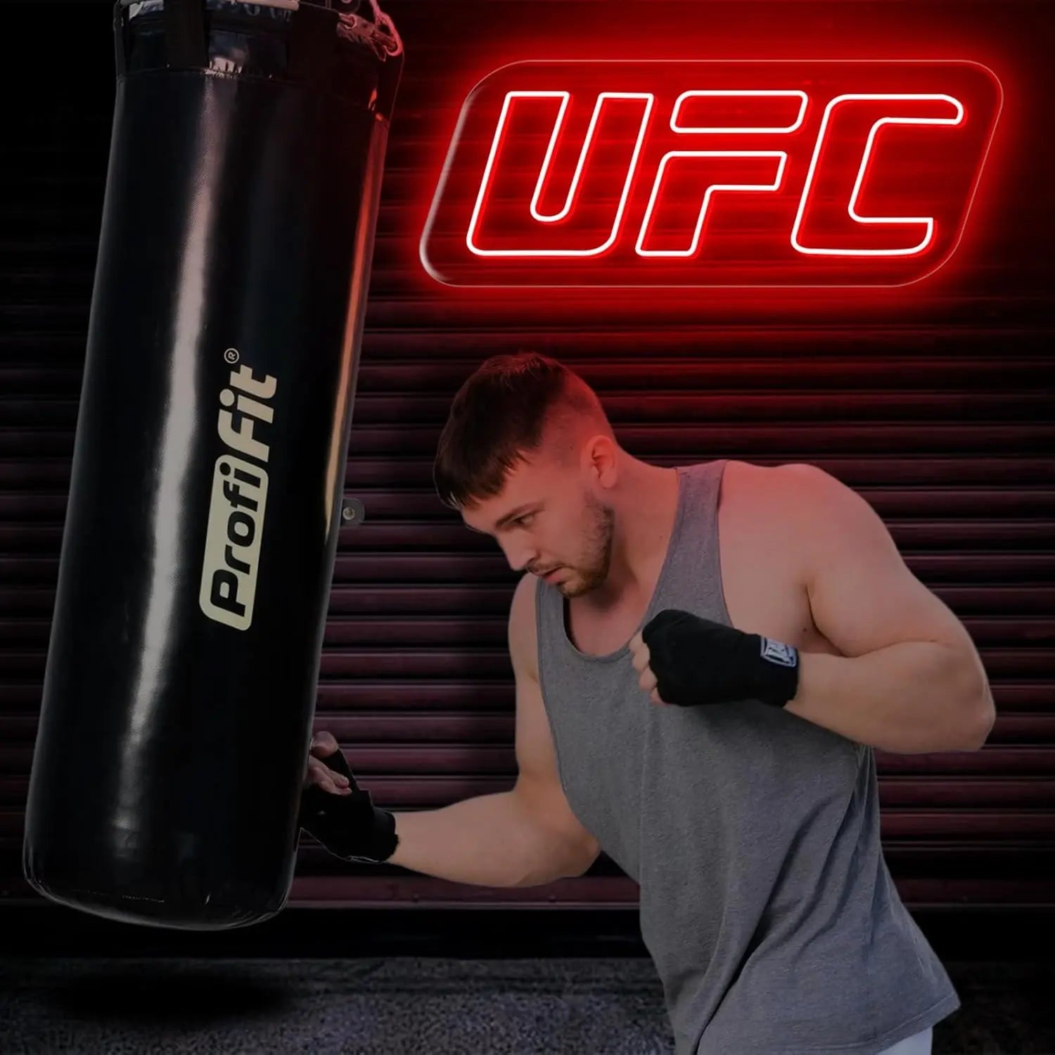 Adjustable UFC Neon Wall Light - USB Powered Ambient Lamp for Gaming Bedrooms and Special Occasions
