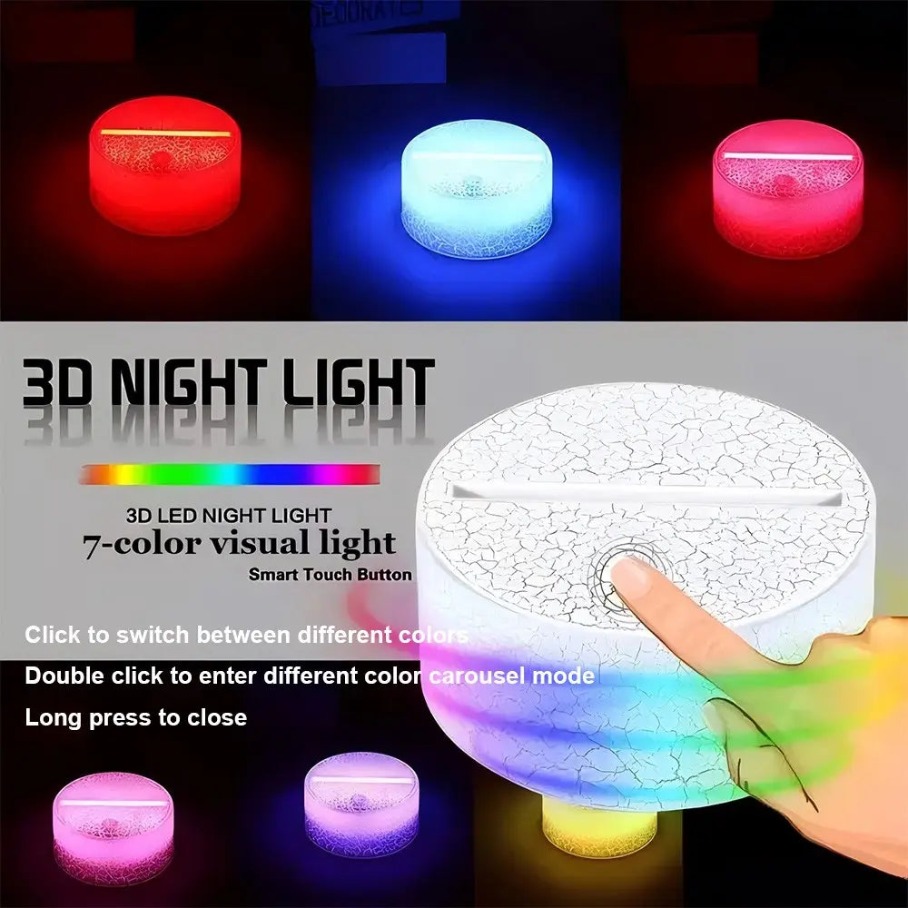 3D Car Design LED Night Light, USB-Powered Creative Desk Lamp, Decorative Ambient Lighting for Home, Bedroom, Living Room, Office - Ideal Gift for Men, Boyfriends, Children, and Family