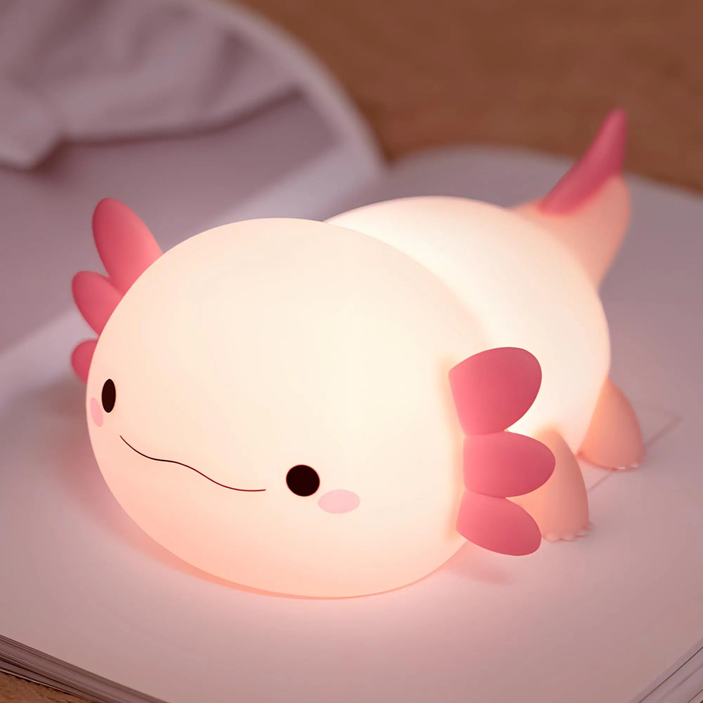 Cartoon Capybara Design Rechargeable Night Light - Portable Touch Control Lamp for Bedroom and Living Room, Ideal Gift for Christmas and New Year