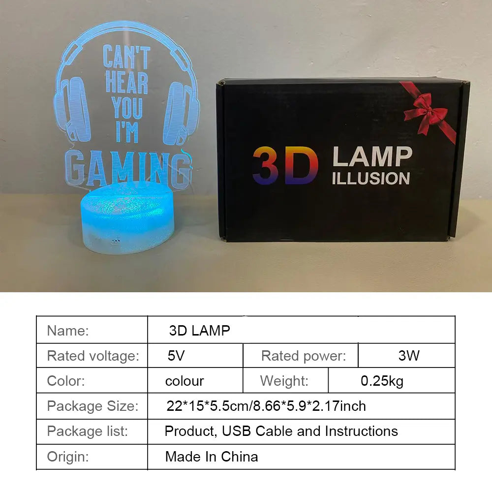 3D Earpods Design LED Desk Lamp, USB Powered Decorative Night Light for Home, Bedroom, and Living Room - Ideal Atmosphere Light and Gift for Men and Boyfriends